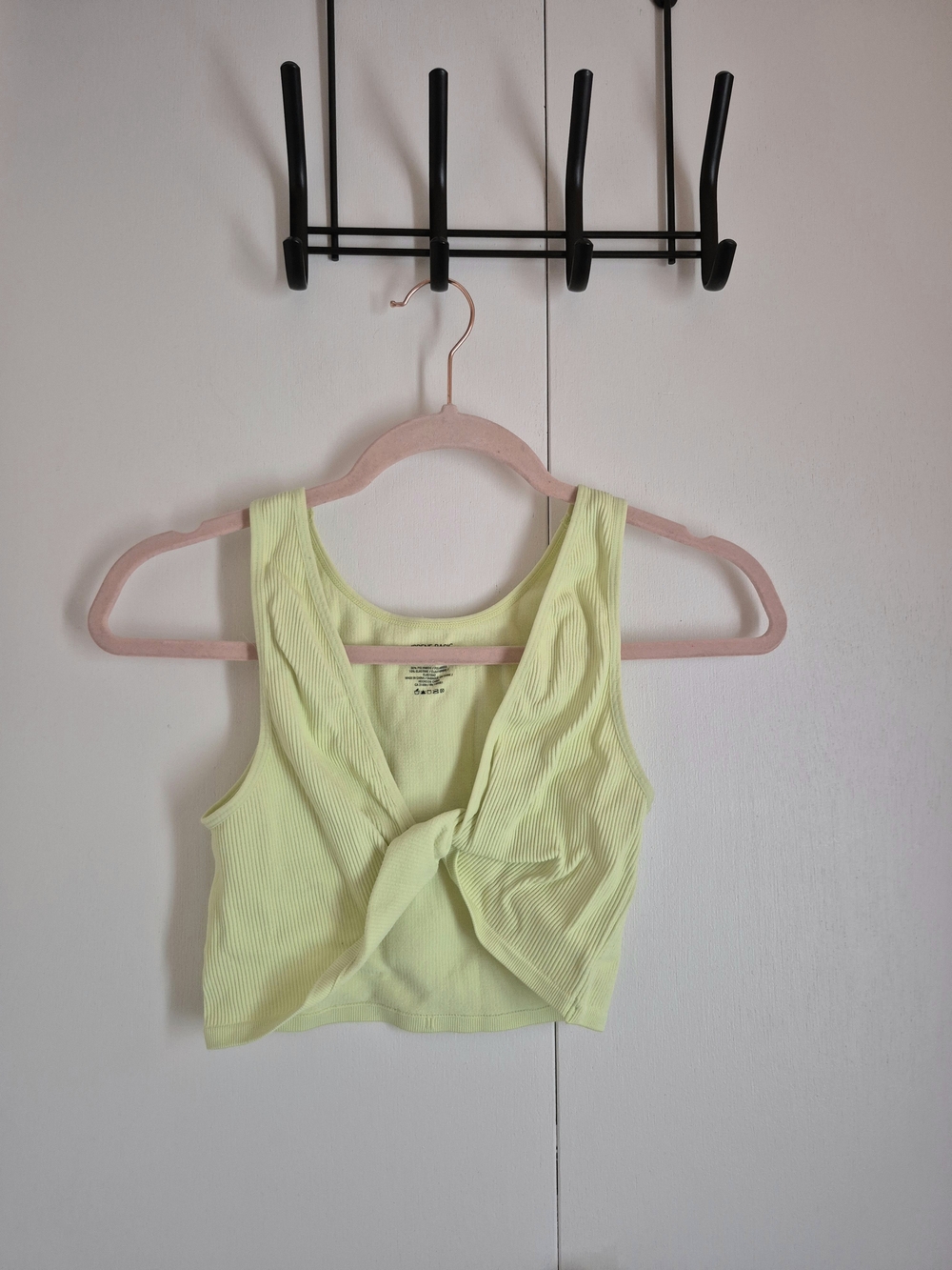 Ardene Basic Light Yellow Ribbed Tank - Picture 2 of 3